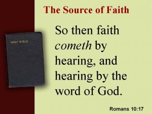 source of faith